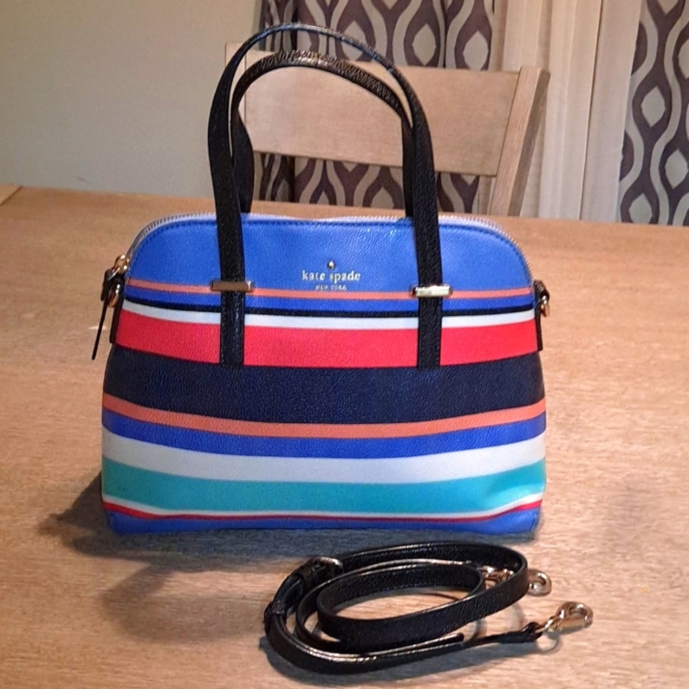 KATE SPADE MASIE CEDAR STREET STRIPE BAG
